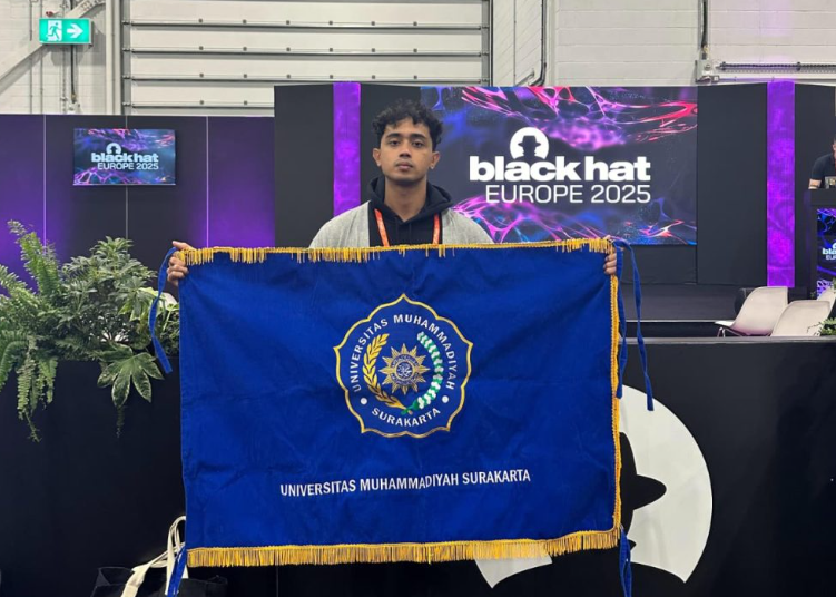 Mahasiswa UMS Tembus Black Hat Europe, Kembangkan Virtual Lab Keamanan Siber